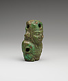 Figurine, Wari artist(s), Turquoise, Wari