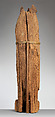 House-post Figure, Wood, paint, fiber, Kambot people