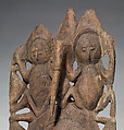 Figure (Nggwalndu), Wood, paint, Abelam people