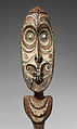 Ceremonial Fence Element, Wood, paint, shell, Iatmul people