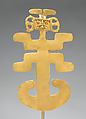 Anthropomorphic Pendant, Gold, Tolima