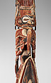 Funerary Carving (Malagan), Wood, paint, fiber, Northern New Ireland people
