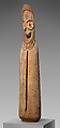 Slit Gong (Atingting kon), Tin Mweleun (commissioned by Tain Mal), Wood, paint
