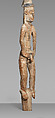 Bis Pole, Bifarq, Wood, paint, fiber, Asmat people