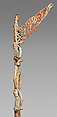 Bis Pole, Ajowmien, Wood, paint, fiber, Asmat people