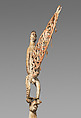 Bis Pole, Ajowmien, Wood, paint, fiber, Asmat people