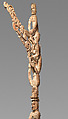 Bis Pole, Wood, paint, fiber, Asmat people