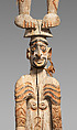 Bis Pole, Jiem, Wood, paint, fiber, Asmat people
