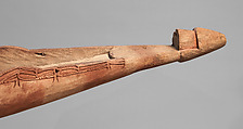 Canoe, Chief Chinasapitch, Wood, paint, sago palm leaves, Asmat