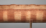 Canoe, Chief Chinasapitch, Wood, paint, sago palm leaves, Asmat
