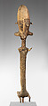 Headdress Effigy (Hareiga), Barkcloth, paint, bamboo, leaves, Chachet Baining people