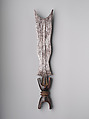 Ceremonial Knife, Iron, wood, Mambila peoples, Mfumte group