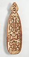 Shield, Takeni possibly, Wood, paint, Asmat people