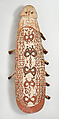 Shield, Pose possibly, Wood, paint, sago palm leaves, fiber, Asmat people