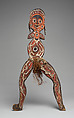 Figure (Bioma), Wood, paint, barkcloth, fiber, bamboo, Iwaino people 