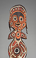 Figure (Bioma), Wood, paint, barkcloth, fiber, bamboo, Iwaino people 