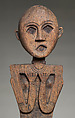 Padrarulj (ancestor figure), Paiwan artist, Wood, porcelain, Paiwan people