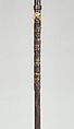 Tunggal panaluan (ritual staff), Toba Batak artist(s), Wood, cotton, horse hair, metal, feathers, Toba Batak people