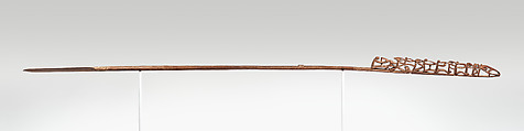 Paddle, Wood, paint, Asmat people, Bisman