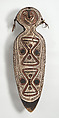 Spirit Board, Wood, paint, celluloid film, cloth, fiber, Papua New Guinea (?)