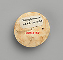 Pendant or Head Ornament (Kapkap), Tridacna shell, turtle shell, fiber, Bougainville Island