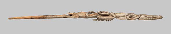 Finial (Yaba) for a Ceremonial House, Wood, paint, Kwoma