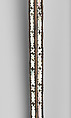Ceremonial Staff (Wari Hau), Wood, chambered-nautilus shell, fiber, paint, Solomon Islands