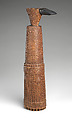 Ceremonial Adze, Wood, stone, fiber, sharkskin, Cook Islands
