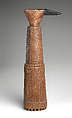 Ceremonial Adze, Wood, stone, fiber, sharkskin, Cook Islands