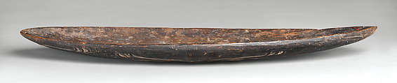 Hotè (bowl), Lake Sentani artist, Wood, paint, Sentani people