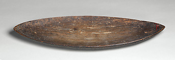 Hotè (bowl), Lake Sentani artist, Wood, paint, Sentani people