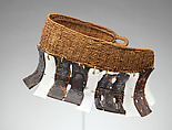 Headdress (Pa'e Kaha), Shell, turtleshell, fiber, Marquesan (Enata) people