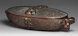 Treasure Box (Wakahuia), Wood, shell, Maori people
