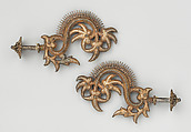 Ear Ornaments, Toraja artist, Gilt silver, Toraja people (?)
