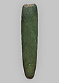 Modified celt-pendant with incised motifs, Olmec artist(s), Jadeite, Olmec