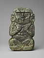 Deity figure, Jade (pyroxene jadeite), Maya