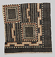 Panel (Masi Kesa), Barkcloth, pigment, Fijian