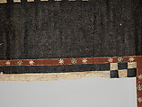 Masi kesa (barkcloth panel), Barkcloth, pigment, Fijian
