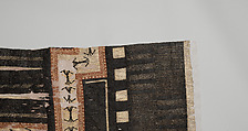 Masi kesa (barkcloth panel), Barkcloth, pigment, Fijian
