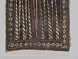 Masi kesa (barkcloth panel), Barkcloth, pigment, Fijian
