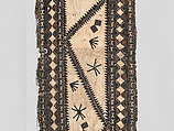 Barkcloth Panel, Barkcloth, pigment, Fijian