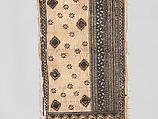 Barkcloth Panel (Masi Kesa), Barkcloth, pigment, Fijian