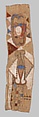 Barkcloth Panel for a Funerary Mask, Barkcloth, paint, Nakanai people