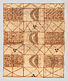 Barkcloth Panel (Ngatu Tahina), Barkcloth, pigment, Tonga