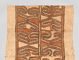 Barkcloth Panel, Barkcloth, pigment, Collingwood Bay