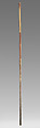 Funerary staff, Inca artist(s), Wood, paint, metal, copper, Inca