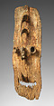 Hook-Mask (Garra or Gra), Wood, traces of pigment, Bahinemo people
