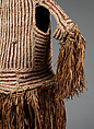 Body mask, Asmat artist(s), Mulberry fiber, rattan, sago palm leaves, wood, pigment, Asmat people