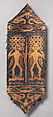 Klebit bok (shield), Kenyah or Kayan artist, Wood, paint, human hair, fiber, Kenyah or Kayan