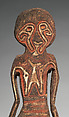 Male Figure (Bioma ?), Wood, paint, Wapo (?)
